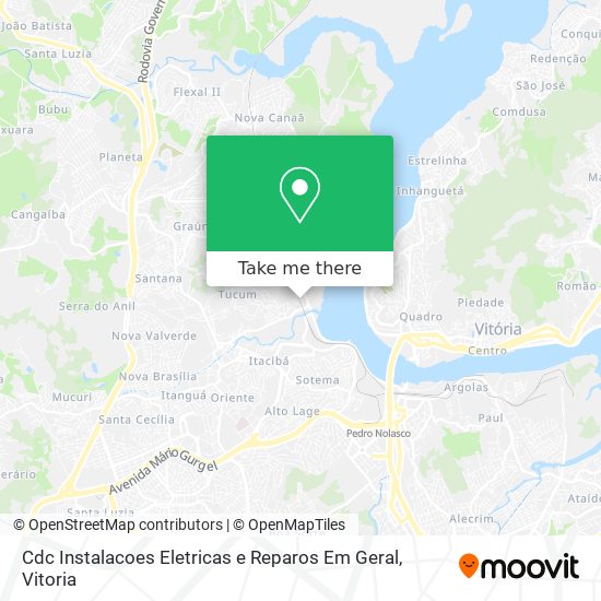 Cdc Instalacoes Eletricas e Reparos Em Geral map