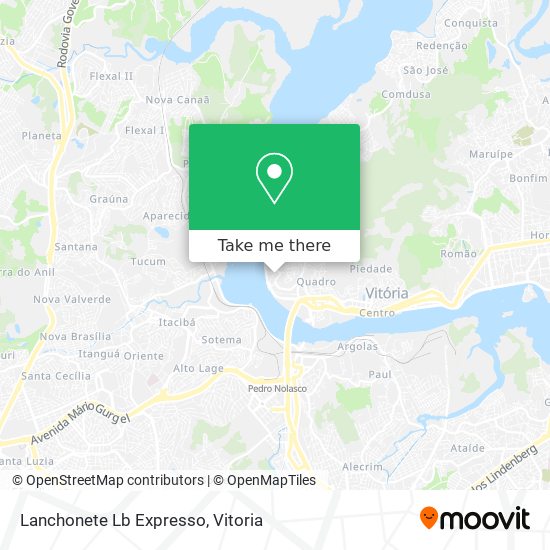 Lanchonete Lb Expresso map