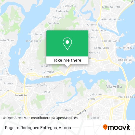 Rogeiro Rodrigues Entregas map