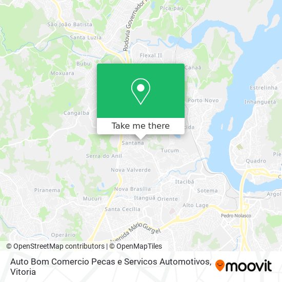 Auto Bom Comercio Pecas e Servicos Automotivos map