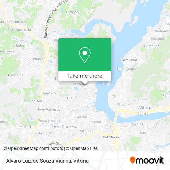 Alvaro Luiz de Souza Vianna map