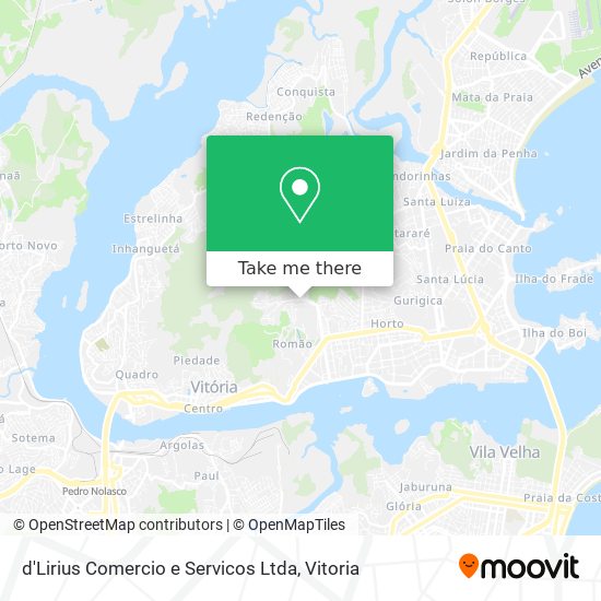 d'Lirius Comercio e Servicos Ltda map