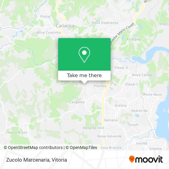 Zucolo Marcenaria map
