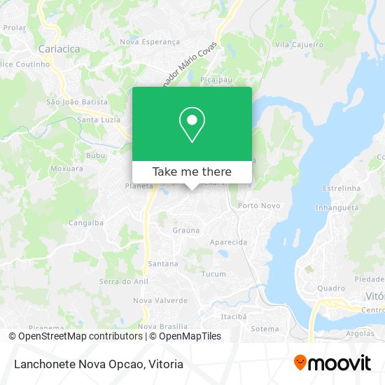 Lanchonete Nova Opcao map