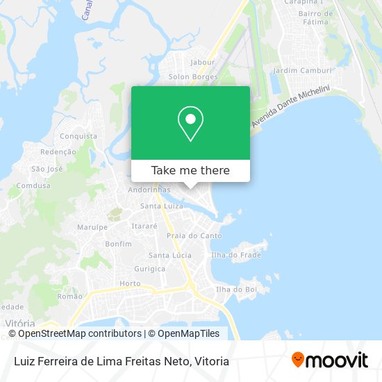Luiz Ferreira de Lima Freitas Neto map