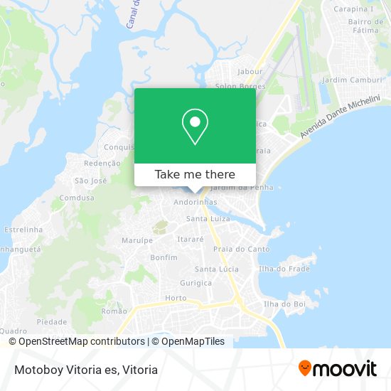 Motoboy Vitoria es map