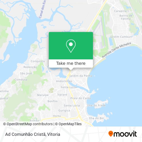Ad Comunhão Cristã map
