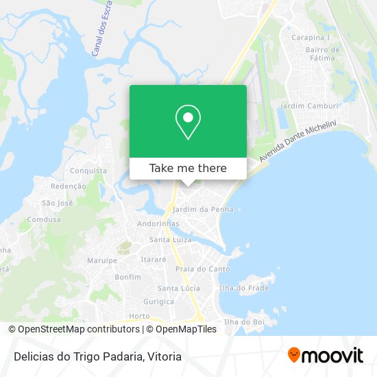 Delicias do Trigo Padaria map