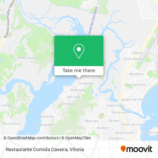 Restaurante Comida Caseira map
