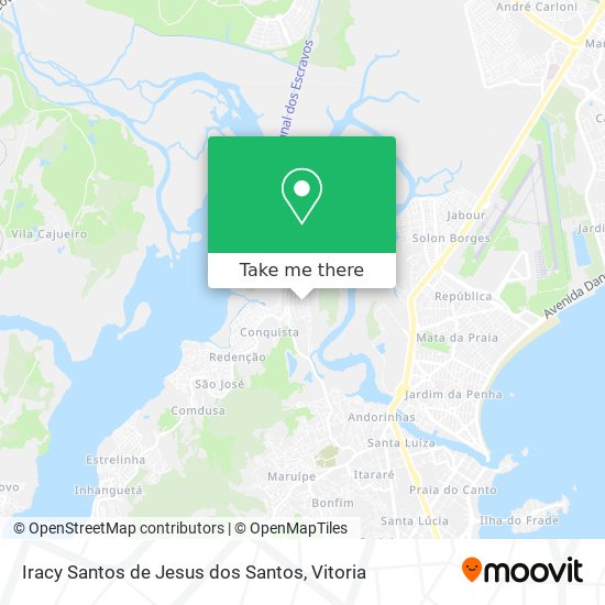 Iracy Santos de Jesus dos Santos map