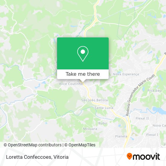 Loretta Confeccoes map