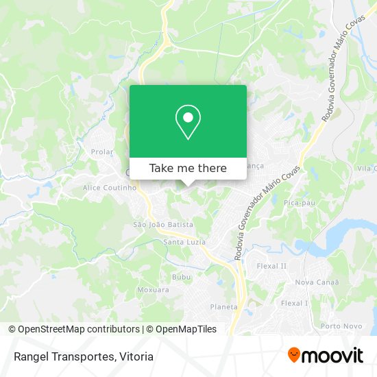 Rangel Transportes map