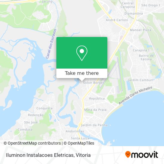 Iluminon Instalacoes Eletricas map