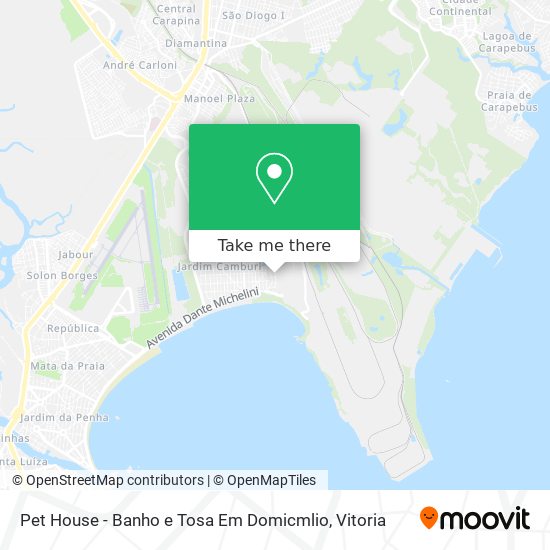 Pet House - Banho e Tosa Em Domicmlio map