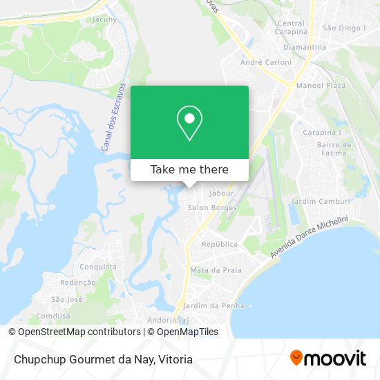 Chupchup Gourmet da Nay map