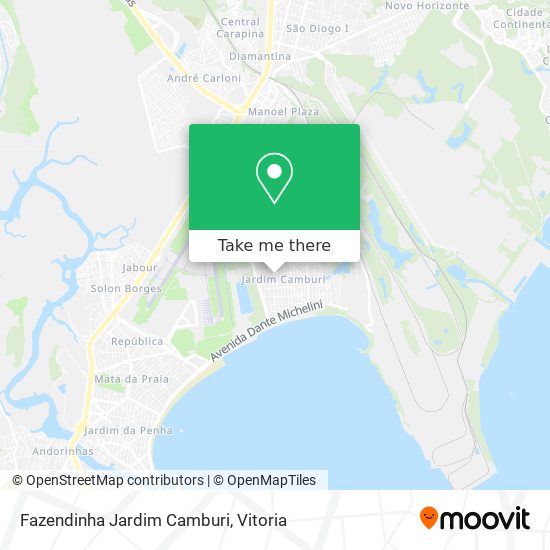 Fazendinha Jardim Camburi map