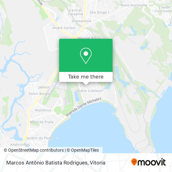 Marcos Antônio Batista Rodrigues map