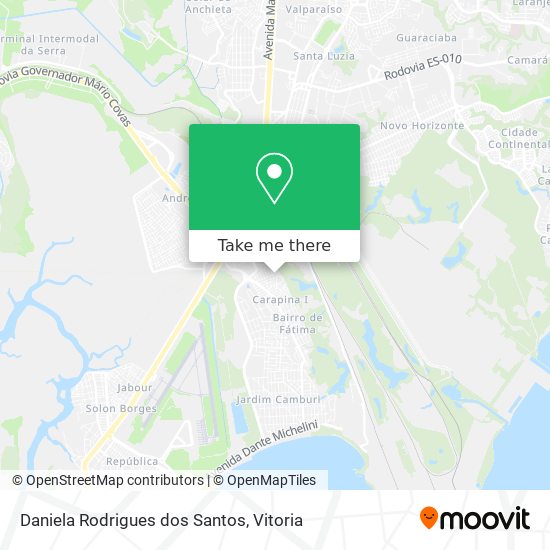 Daniela Rodrigues dos Santos map