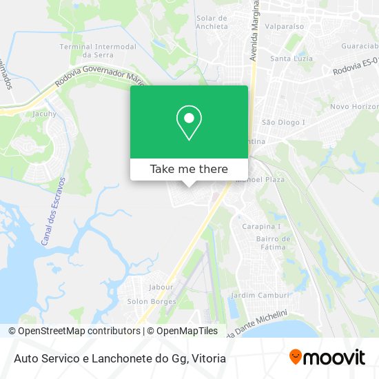 Auto Servico e Lanchonete do Gg map