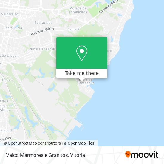 Valco Marmores e Granitos map