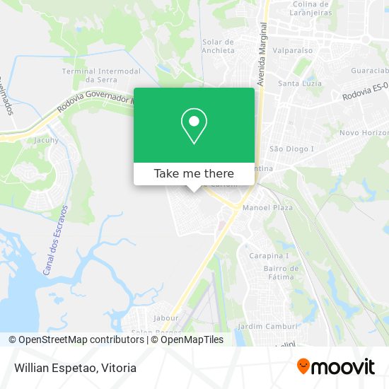 Willian Espetao map