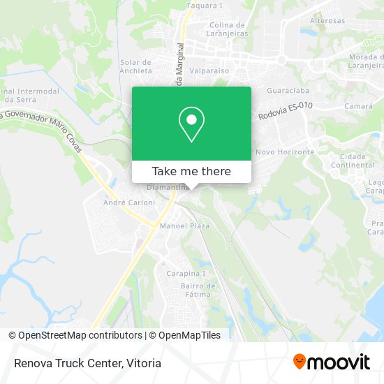 Mapa Renova Truck Center