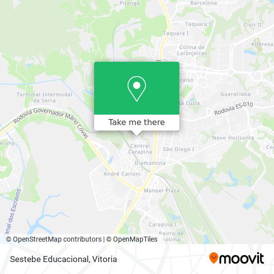 Sestebe Educacional map