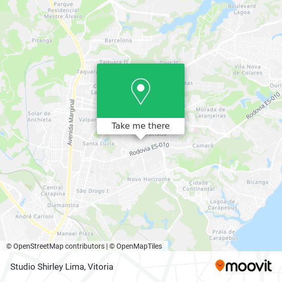 Studio Shirley Lima map