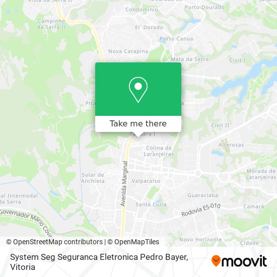 System Seg Seguranca Eletronica Pedro Bayer map