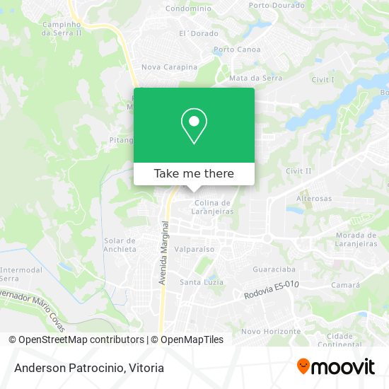 Anderson Patrocinio map