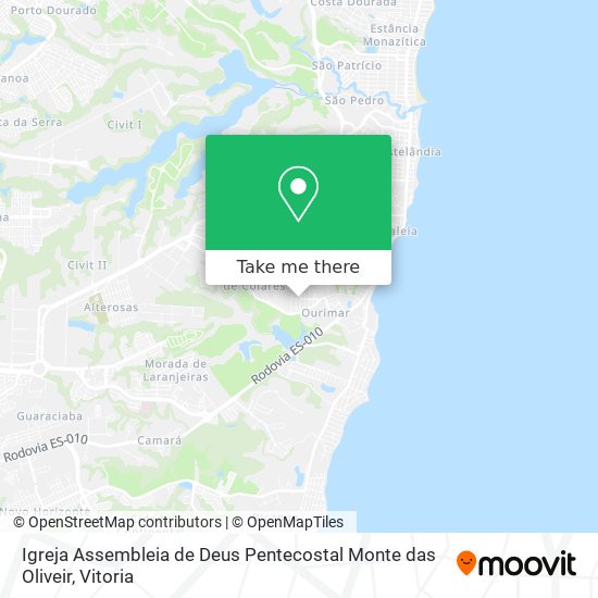 Igreja Assembleia de Deus Pentecostal Monte das Oliveir map