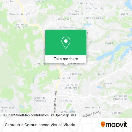 Centaurus Comunicacao Visual map