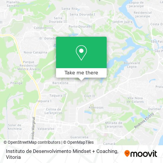 Instituto de Desenvolvimento Mindset + Coaching map