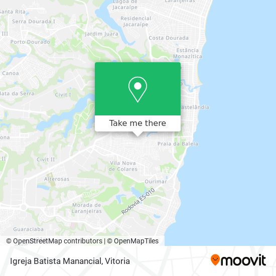 Igreja Batista Manancial map