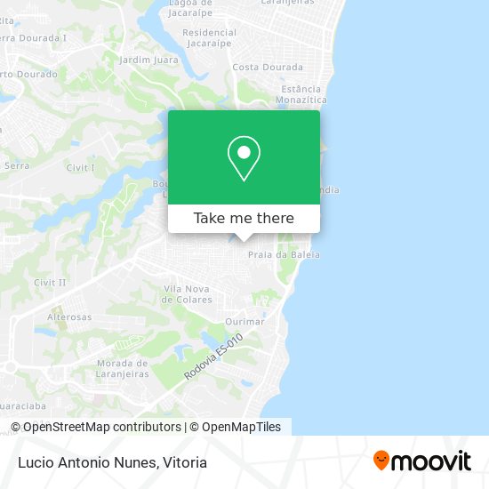 Lucio Antonio Nunes map