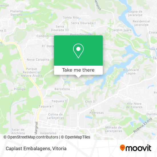 Caplast Embalagens map