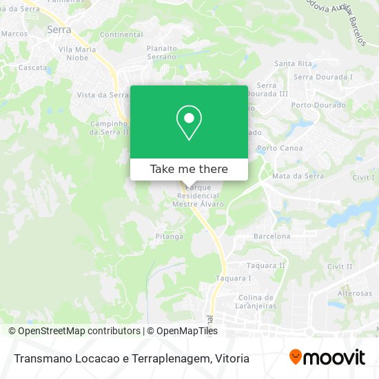 Transmano Locacao e Terraplenagem map