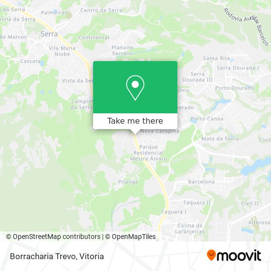 Borracharia Trevo map