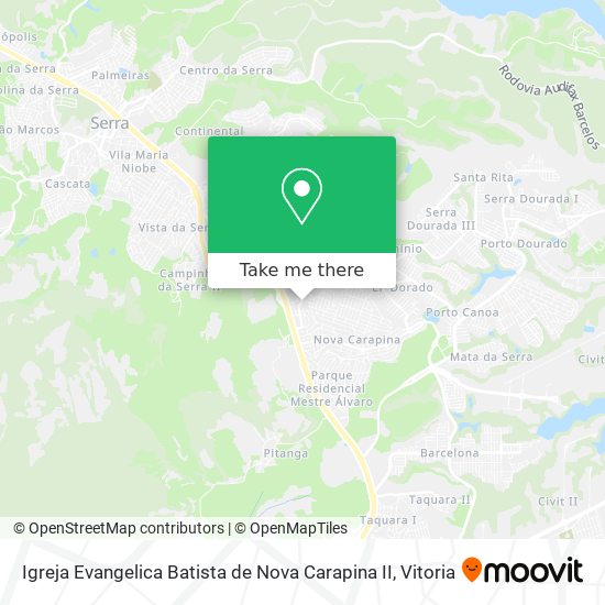 Igreja Evangelica Batista de Nova Carapina II map
