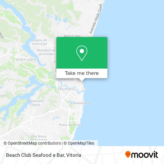 Beach Club Seafood e Bar map