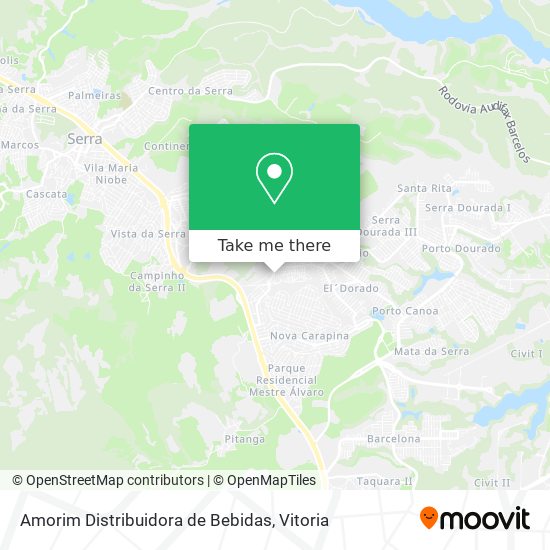 Amorim Distribuidora de Bebidas map