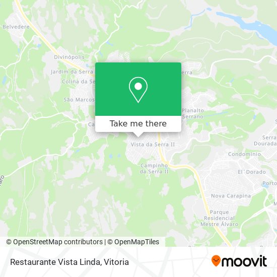 Restaurante Vista Linda map