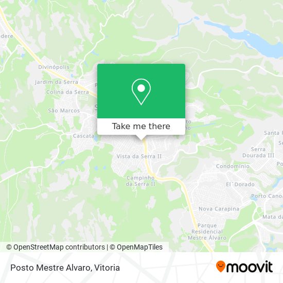 Posto Mestre Alvaro map