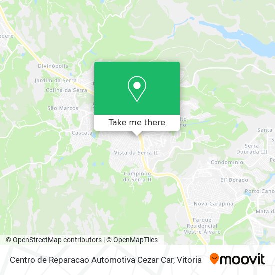 Centro de Reparacao Automotiva Cezar Car map