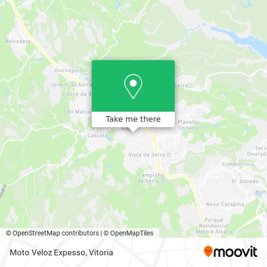 Moto Veloz Expesso map