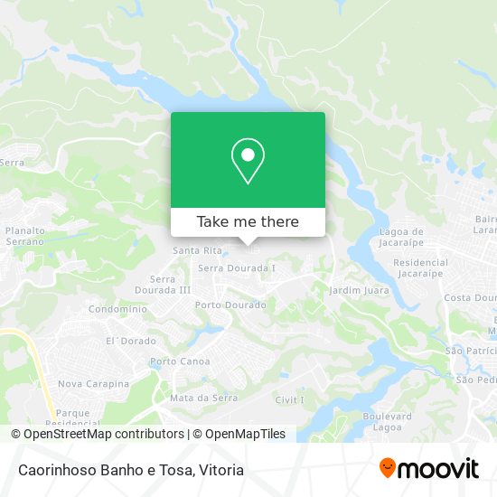 Caorinhoso Banho e Tosa map