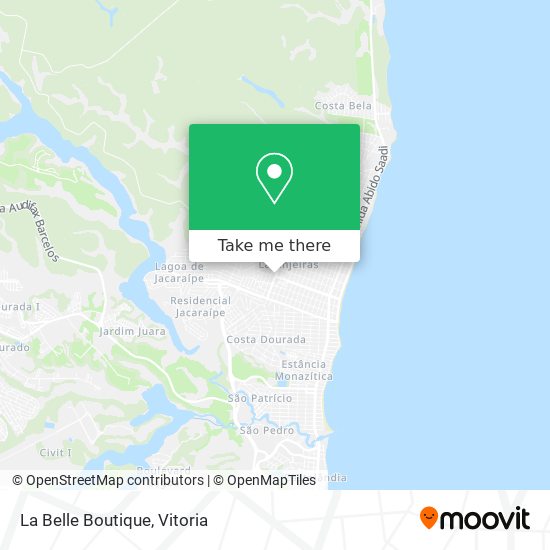 La Belle Boutique map