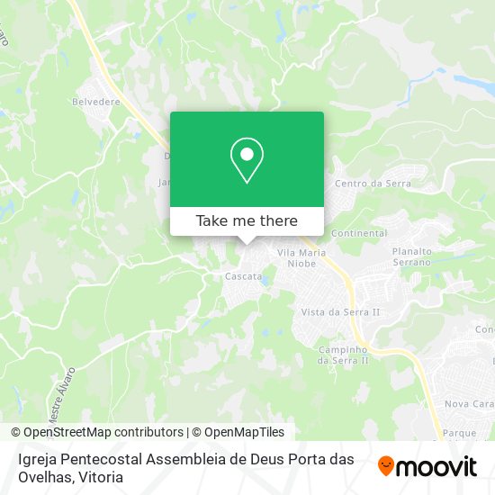 Igreja Pentecostal Assembleia de Deus Porta das Ovelhas map