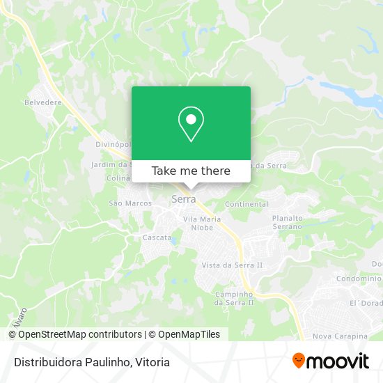 Distribuidora Paulinho map