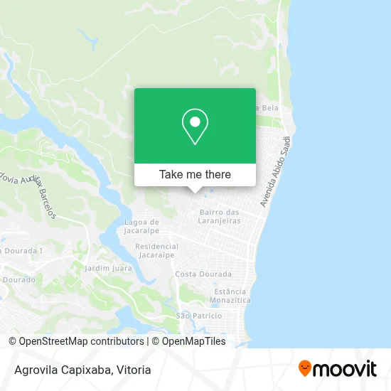 Agrovila Capixaba map